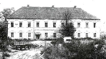 Magyary-Kossa kastély a TSZ időszakban